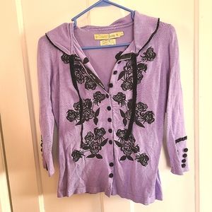 Light purple wheels and dollbaby dita cardigan